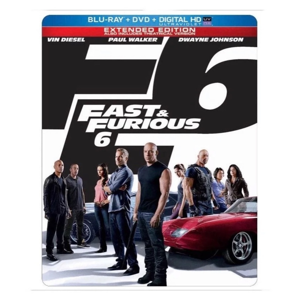 🆕 NIP Fast  Furious 6 (Blu-ray/DVD, 2013, 2-Disc Set, Includes Digital Copy...